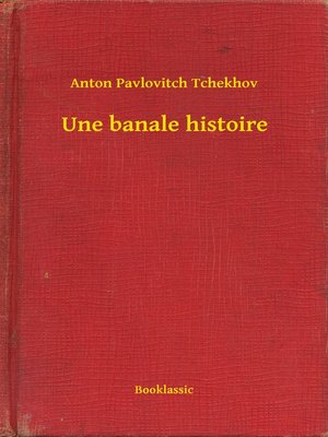 cover image of Une banale histoire